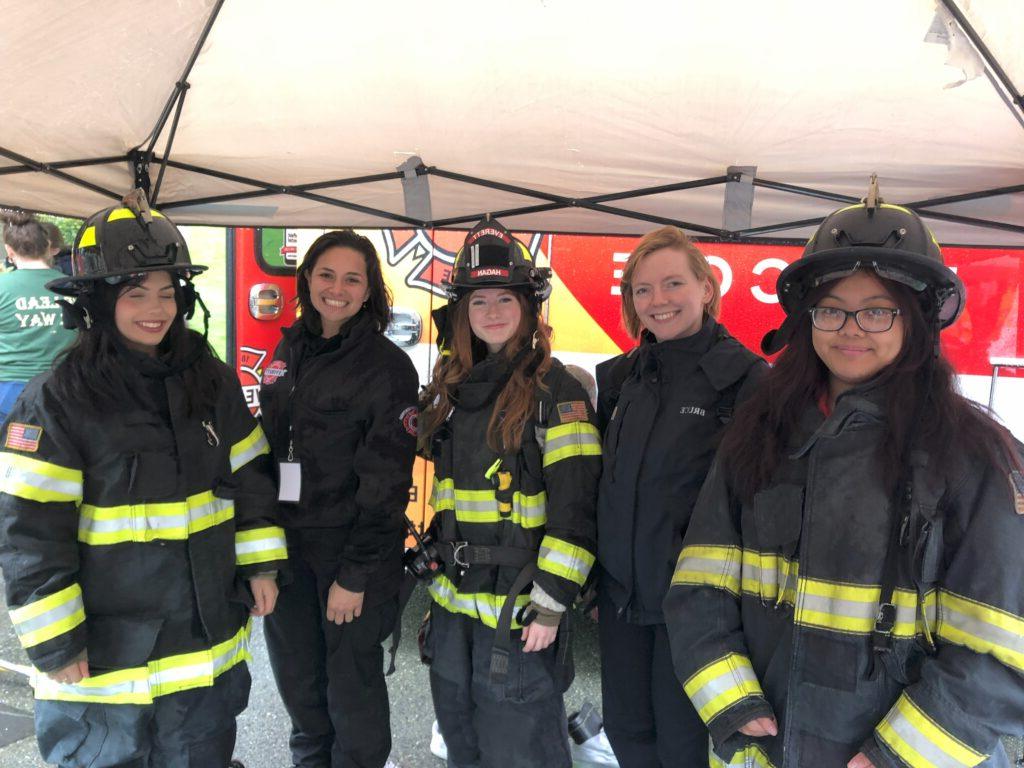 women in trades, firefighters